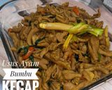 Foto langkah ke 10 dari resep Usus Ayam Bumbu Kecap Kemangi.