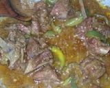 A picture of step 1 of Koila Shimla Mutton Kardahi.