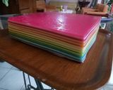Foto langkah ke 11 dari resep Kue Pepe / Lapis Sagu Rainbow.