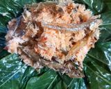 Foto langkah ke 3 dari resep Buntil daun singkong.