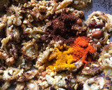 A picture of step 2 of Split moong dal karela.