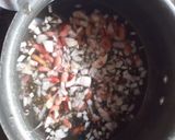 A picture of step 2 of Dal Makhani.