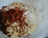 A picture of step 1 of Chocolate cake.