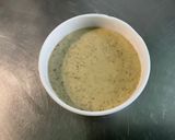 Une image de l'étape 8 de Salade de concombre, tomates et feta sauce roquefort.
