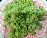 A picture of step 1 of Healthy steamed Broccoli bites.