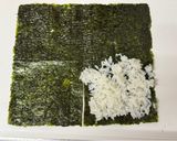 A picture of step 2 of Japanese Rice Sandwich (Onigirazu).
