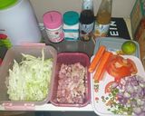 รูปขั้นตอนการทำที่ 1 ของ ยำหมูยอ คีโต