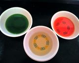 A picture of step 2 of Tricolour Bread Cham Cham.