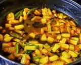 A picture of step 5 of Kohlrabi (Ganth Gobhi) dry sabji.