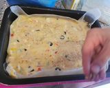 صورة لخطوة 5 من وصفة كيكة مالحة بالجبنة والزيتون 😋