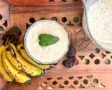 A picture of step 2 of Power up Banana 🍌 Dates Milkshake.