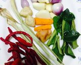 Foto langkah ke 3 dari resep Sayur Daun Singkong Ebi.