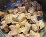 Hình bước làm 1 của món Bò lúc lắc