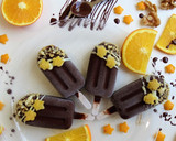 Foto del paso 8 de la receta: Helados de naranja, coco y chocolate negro