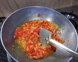 A picture of step 4 of Sev Tamatar.