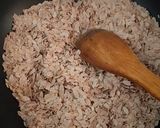 A picture of step 1 of Poha balls.