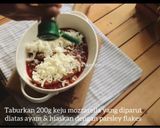 Gambar langkah 5 resipi Mozzarella chicken.
