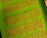 A picture of step 4 of Parmesan crisps.