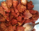 A picture of step 2 of Malai tikka boti.