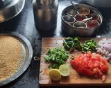 A picture of step 2 of Lapse upma(broken wheat rava upma).