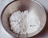 Hình bước làm 1 của món Bánh BÒ hấp vị mít