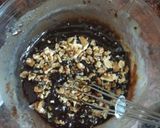 A picture of step 3 of Walnut Brownie cake.