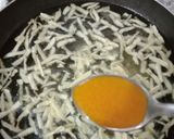 A picture of step 4 of Raw Banana Laccha.