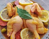 Une image de l'étape 4 de Coquelet en crapaudine au chorizo et au citron.