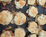 Töltött gombafejek recept fázis 4 fotója