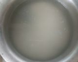 A picture of step 1 of Rice kheer.
