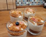 Őszibarackos- túróhabos pohárkrém recept fázis 2 fotója
