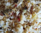 Gambar langkah 4 resipi Nasi Goreng Ikan Semalam.