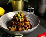 صورة لخطوة 4 من وصفة حمسة الباذنجان بدبس الرمانEggplant with pomegranate molasses