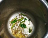 A picture of step 1 of Khichdi.