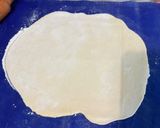 Une image de l'étape 5 de Pâte brisée à la crème fraîche et manzanilla.