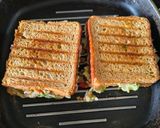 A picture of step 3 of Avocado Wheat Bread Grilled Sandwich.