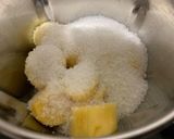 A picture of step 1 of Eggless Chocolate Banana cake.
