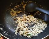 A picture of step 4 of Peanut Kadhi.