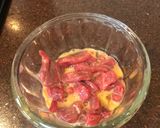 A picture of step 3 of Crispy chilli beef.