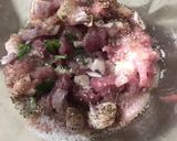 Hình bước làm 2 của món Tàu hủ nhồi thịt chiên
