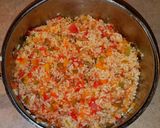 A picture of step 5 of Mike's EZ Spicy Spanish Rice.