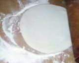 A picture of step 5 of Alu wala naan(potato stuffed bread).