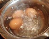 Foto del paso 2 de la receta Miso Soup con brócoli y huevo