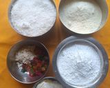 A picture of step 1 of Desiccated Coconut Modak.