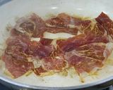 A picture of step 3 of Stuffed mushrooms with sweet potato and crispy Iberian ham.