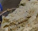A picture of step 1 of Andhra snack chakaloo.