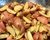 Citromos sült újburgonya recept fázis 3 fotója