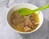 A picture of step 3 of Beef Stock (Yakhni).