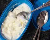 A picture of step 3 of Eggless Cassata (Ice cream Cake).