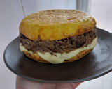 Foto del paso 24 de la receta: Tortilla de patatas rellena de carrilleras al vino tinto y chocolate